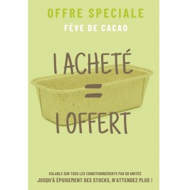 Promo moule rectangle en fève de cacao